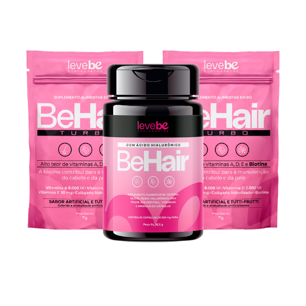 Combo 1 BeHair + 2 BeHair Turbo