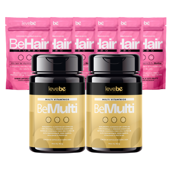 Combo 2 BeMulti + 6 BeHair Turbo